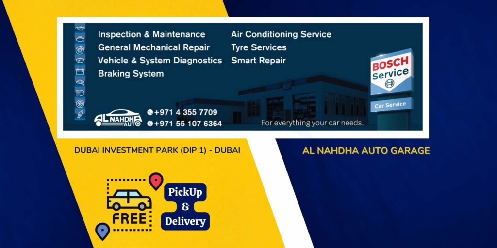 Garage in DIP Dubai |Bosch Car Service DIP Dubai|Car Repair Dubai